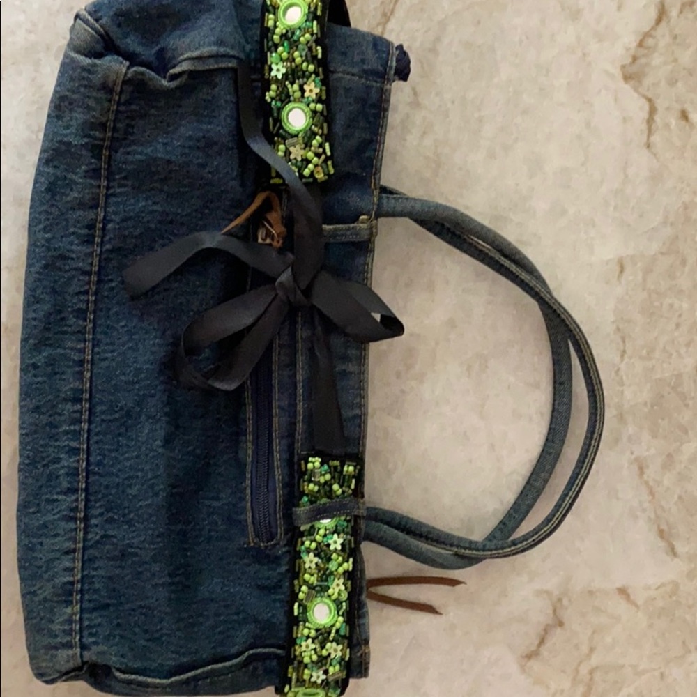 Jean purse.